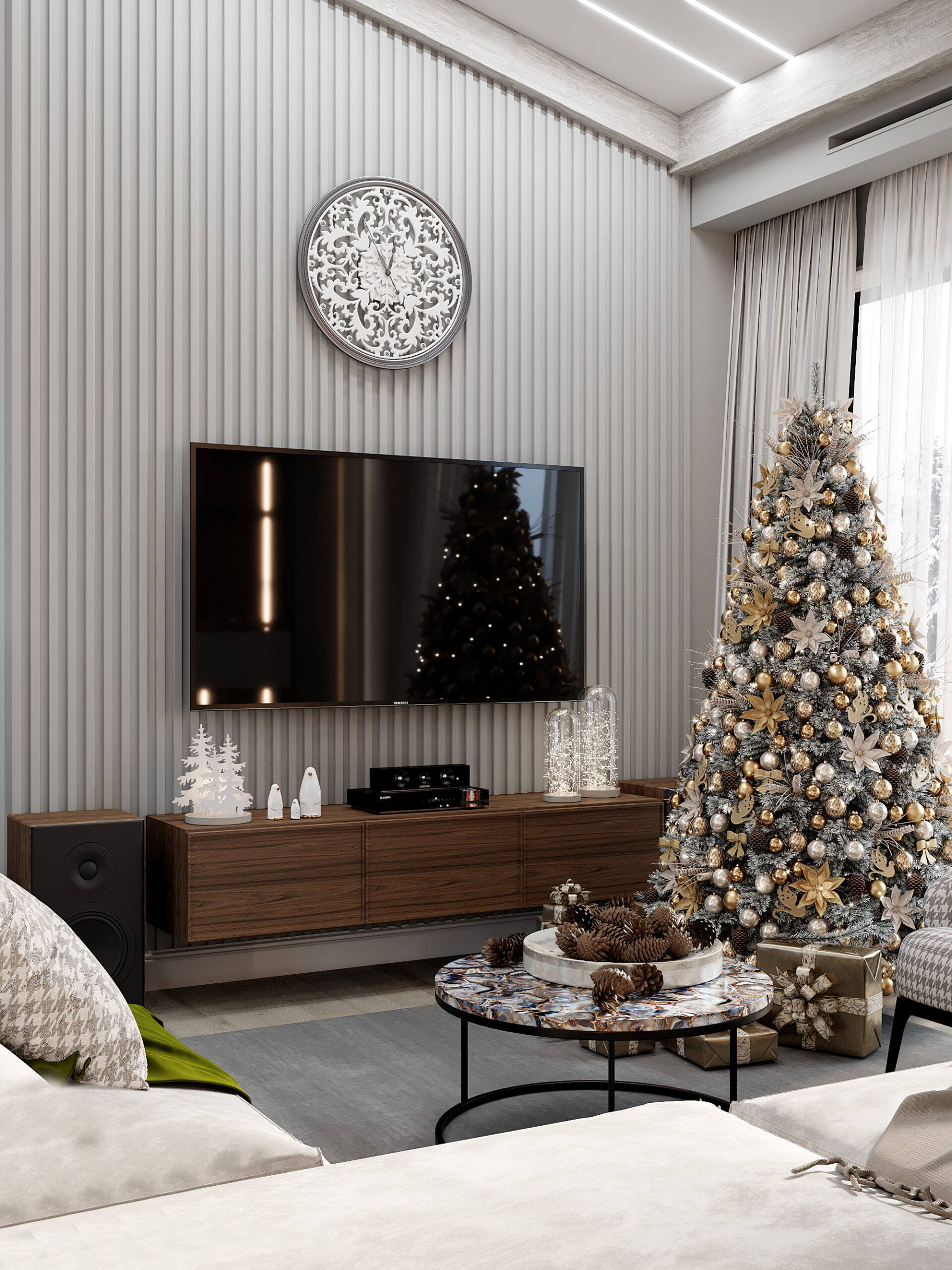 Living room in the northern house